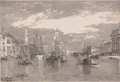 Canal Grande, Venedig af William Miller