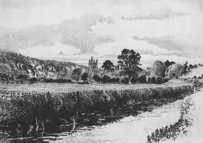 Amersham og floden Misbourne, 1904. af William Monk