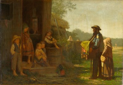 Orgelsliberen, ca. 1865-75 (olie på lærred) af William Morgan