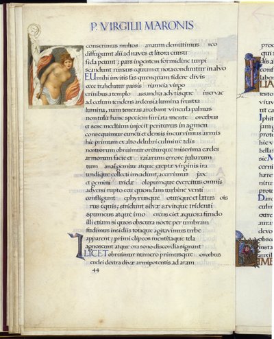 Cassandra bound, page 44 from Virgil "s" Aeneid "dani af William Morris