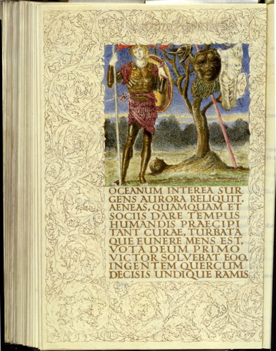 Venus giving armor to Aeneas, opening of Book VIII of Virgil "s "Aeneid" dani af William Morris