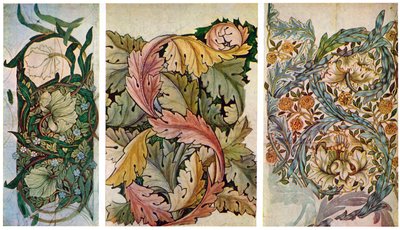 Arbejdstegninger af William Morris 1834-1896, 1934. af William Morris