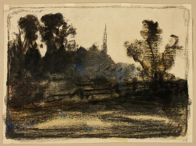 Landskab af William Morris Hunt