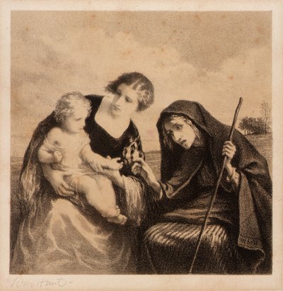 Spåkonen af William Morris Hunt