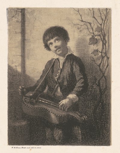 Hurdy-Gurdy Boy af William Morris Hunt