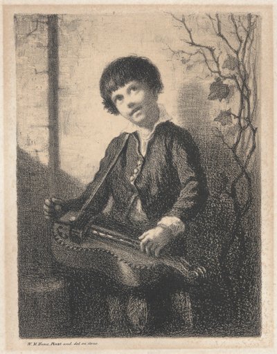 Hurdy Guerdy Boy af William Morris Hunt
