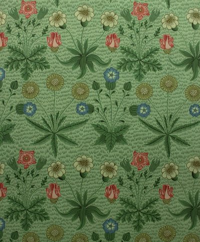 Daisy Marguerite, bloktrykt tapet, 1862. af William Morris Tapestry Works