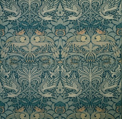 Dekorativt stof, 1876-1890. af William Morris Tapestry Works