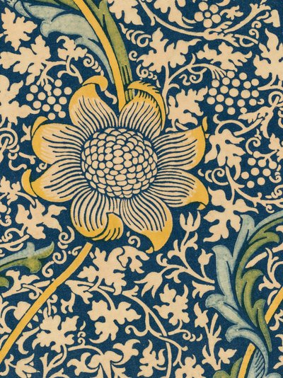 Dekorativt stof, 1876. af William Morris Tapestry Works