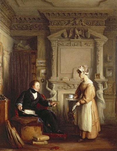 Kunstsamler John Sheepschanks og en hushjælp af William Mulready