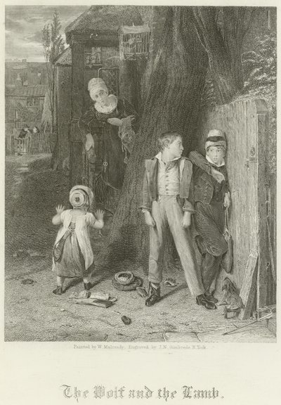 Ulven og Lammet af William Mulready