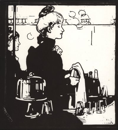 Barpige (enhver bar) af William Nicholson