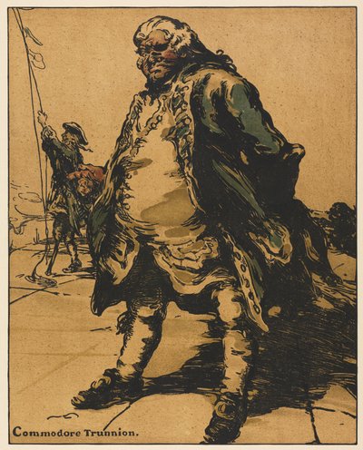 Romantikkens karakterer: Commodore Trunnion af William Nicholson