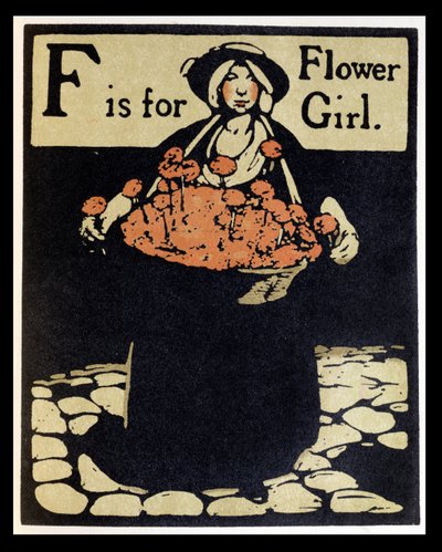 F er for Flower Girl, illustration fra 