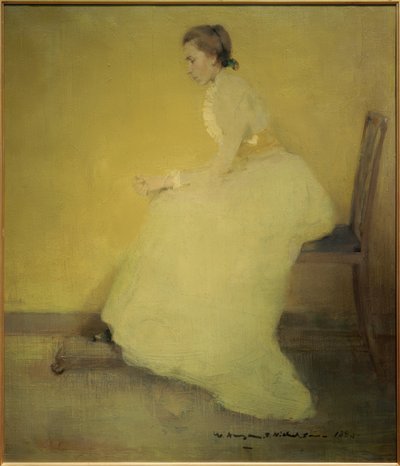 Kvinde i gult af William Nicholson