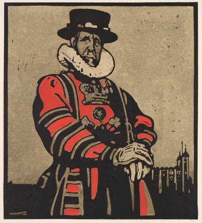 London-typer: Oksekød-spiser af William Nicholson
