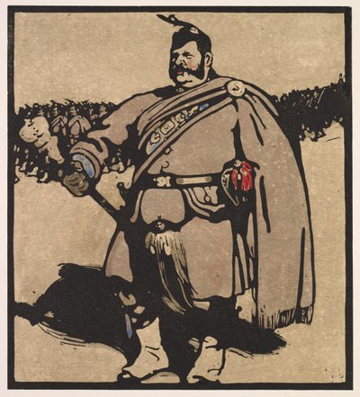 London-typer: Drum-Major af William Nicholson