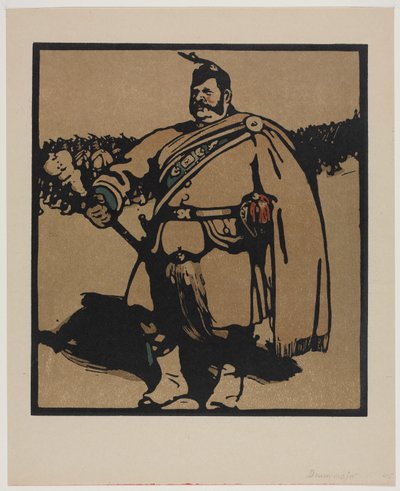 London-typer: Trommemajoren af William Nicholson