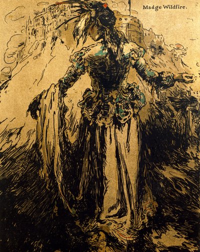 Madge Wildfire, illustration fra 