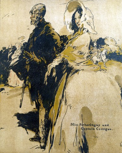 Miss Fotheringay og kaptajn Costigan, illustration fra 