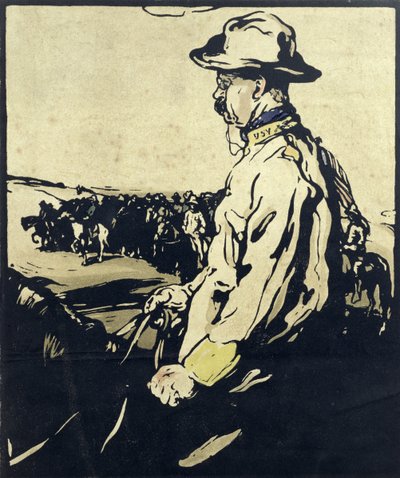 Præsident Theodore Roosevelt, illustration fra 