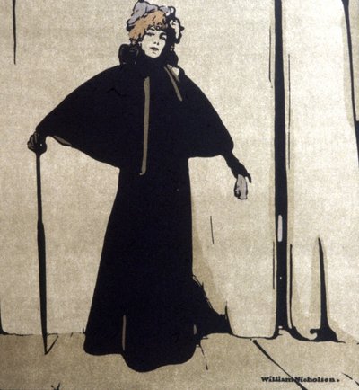 Sarah Bernhardt (1844-1923) af William Nicholson