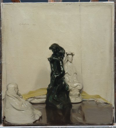 Statuetter og Rodin Bronze af William Nicholson