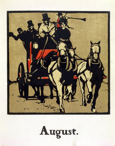 August måned, fra 