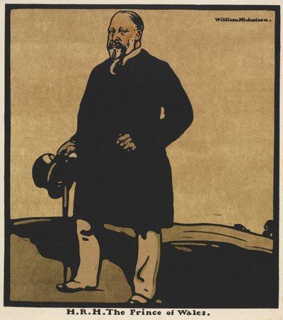 Tolv portrætter: H.R.H. Prinsen af Wales af William Nicholson