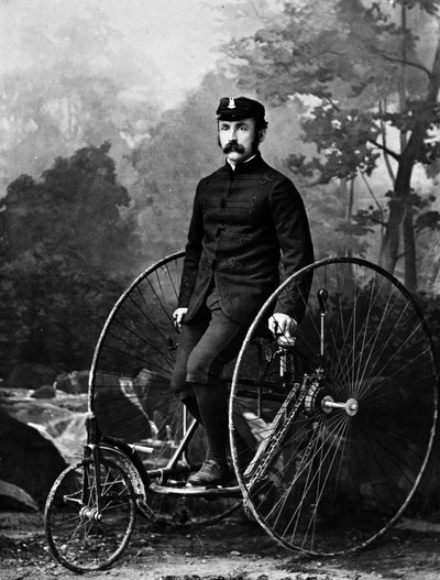 Canadisk faktor på en tricyl af Nottman omkring 1890. af William Notman