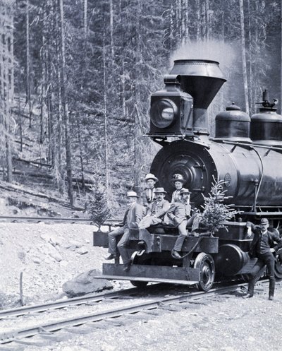 Canadian Railway Pioneers, ca. 1890 - foto af Nottman af William Notman