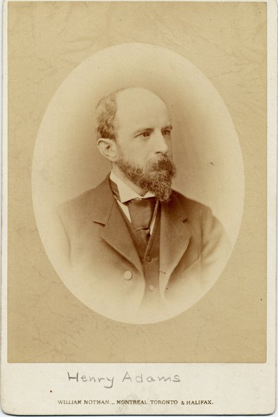 Henry Adams (1838-1918), amerikansk historiker (albumfoto) af William Notman