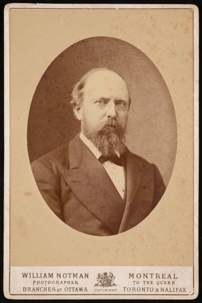 Portræt af Othniel Charles Marsh 1831-1879, cirka 1875. af William Notman