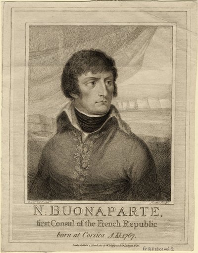 Napoleon Bonaparte som første konsul i Frankrig, 1801 af William Nutter