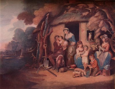 The Husbandmans - Lørdag Aften: Return from Labour, c1789 af William Nutter