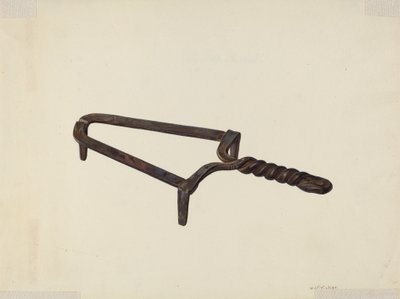 Trivet, c. 1939. af William O. Fletcher