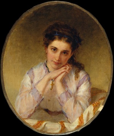 Mary Cadwallader Rawle, 1868. af William Oliver Stone