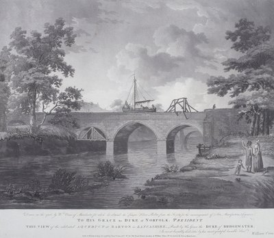 Akvædukten ved Barton, nær Manchester, 1793 af William Orme