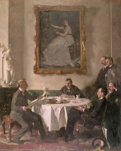 Hyldest til Manet af William Orpen