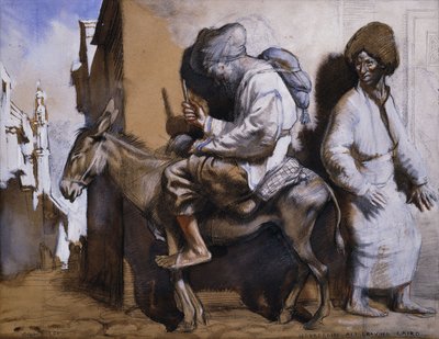 Noreddin Ali forlader Cairo, af William Orpen