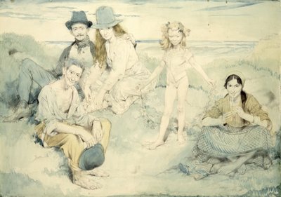 På den irske kyst af William Orpen