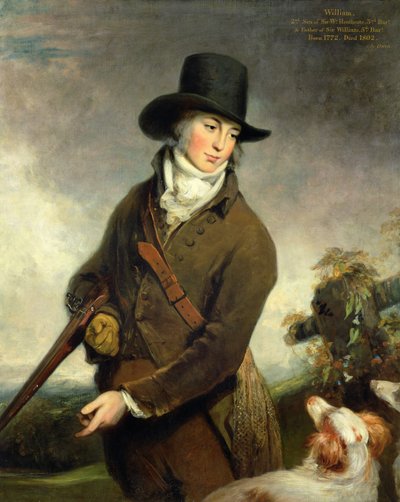 Pastor William Heathcote (1772-1802) (olie på lærred) af William Owen