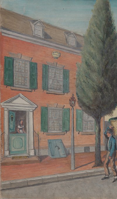 Te Rusk and Brick House, 1870