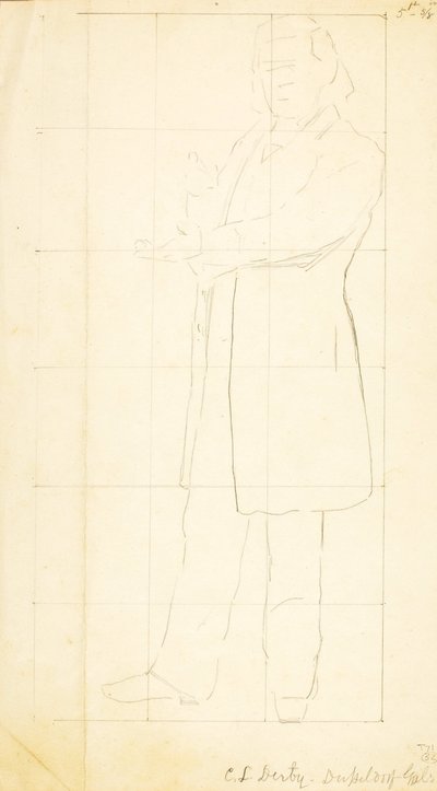 Stående mand, gestikulerende af William Page