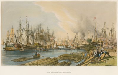 Skibsbygning i Limehouse, præsidenten på aktierne af William Parrott
