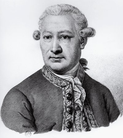 Portræt af Giovanni Alessandro Brambilla (1728-1800), baron af Carpiano, italiensk anatom, patolog og læge, gravering af Nicolas Toussaint Charlet