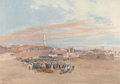 Markedspladsen, Tanta, Egypten af William Paton Burton