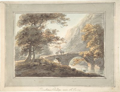 Denham Bridge upon the Tavy, 1780-1830. af William Payne