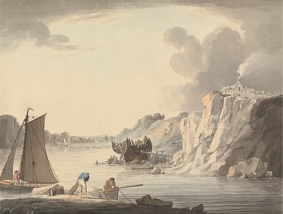 Indgang til Stonehouse Creek, mellem Plymouth og Dock, Devon af William Payne