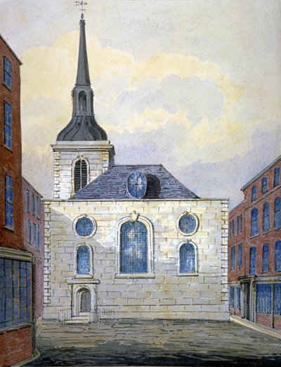 Church of St Mary Abchurch, City of London, c1815 af William Pearson